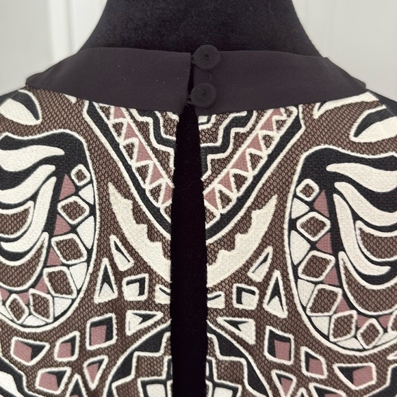 BCBG Maxazria Halter Mosaic Mesh Mini Dress - Picture 6 of 16